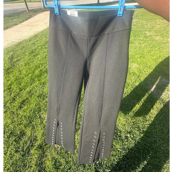 INC International‎ Concepts Wide Leg Split Hem Women’s Military Pants Size 8P - Picture 8 of 13